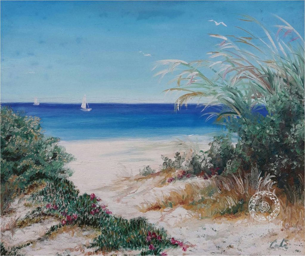 quadro raffigurante Alimini della costa pugliese